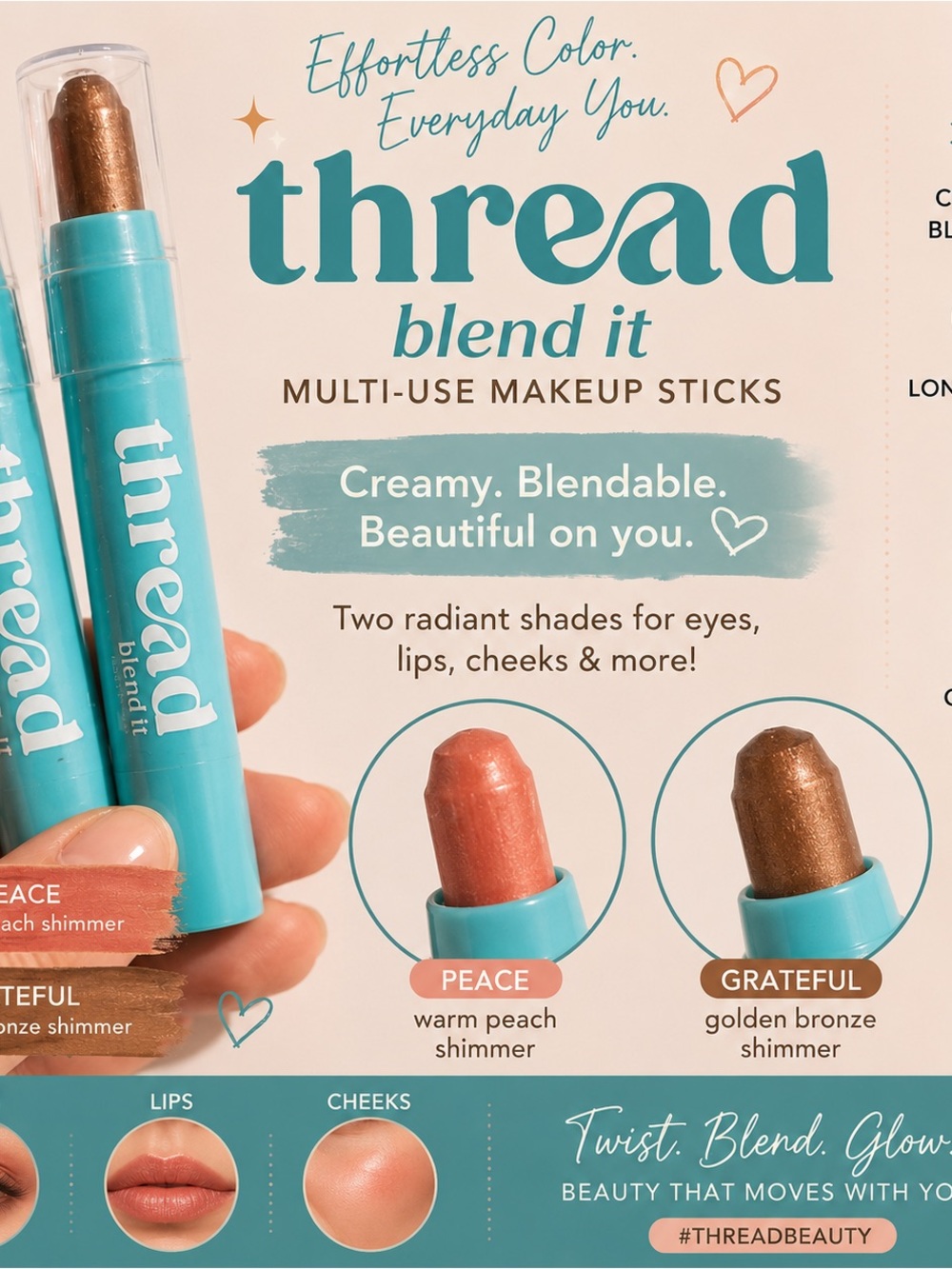 Thread Blend It Multi-Use Makeup Stick Bundle